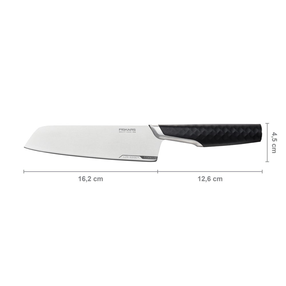 Fiskars Titanium Santoku Knife (16cm)