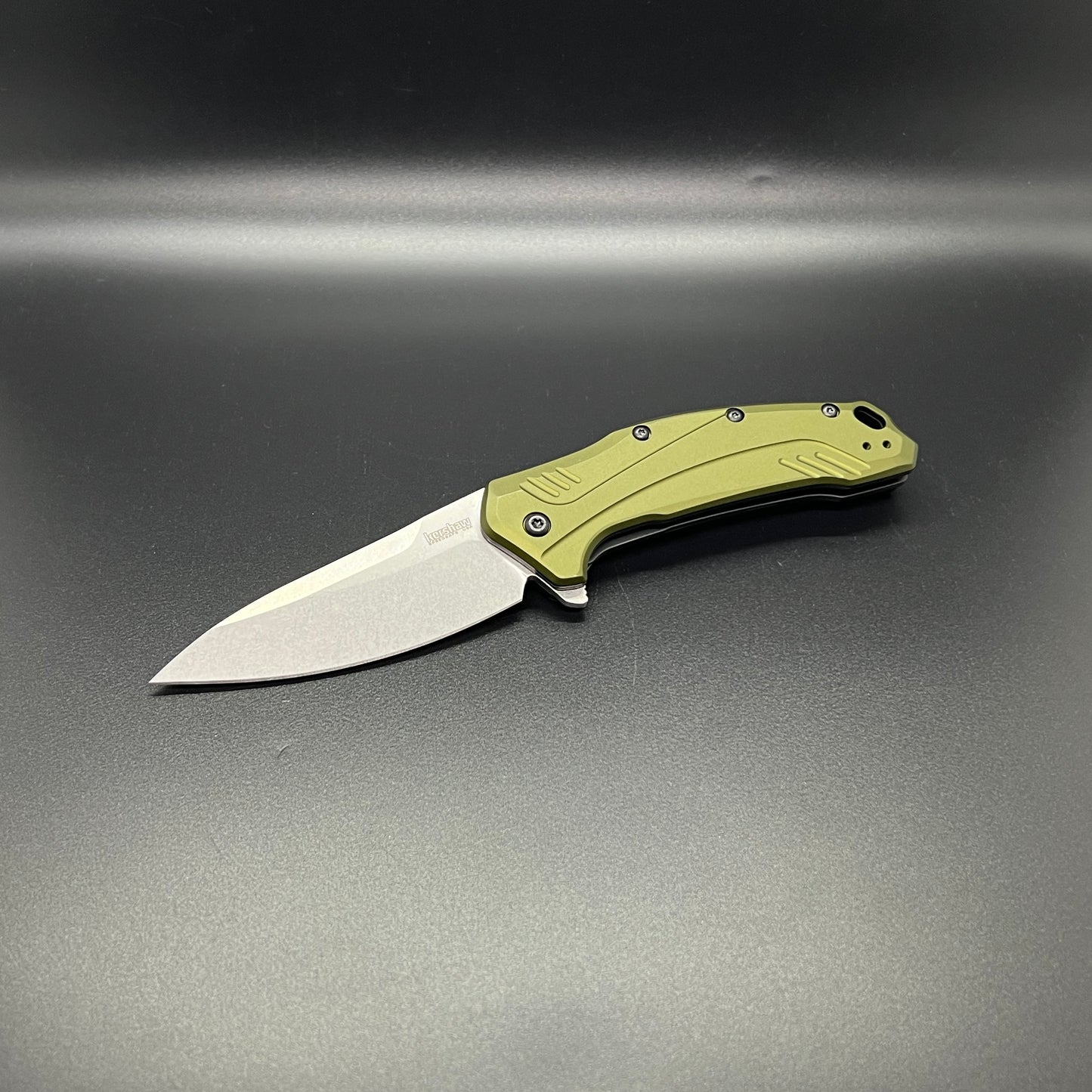 Kershaw LINK - OLIVE STONEWASHED