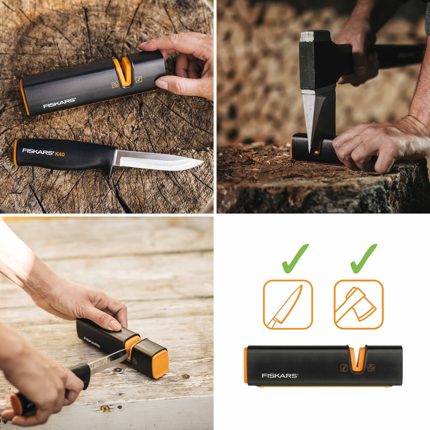 Fiskars Xsharp Axe And Knife Sharpener