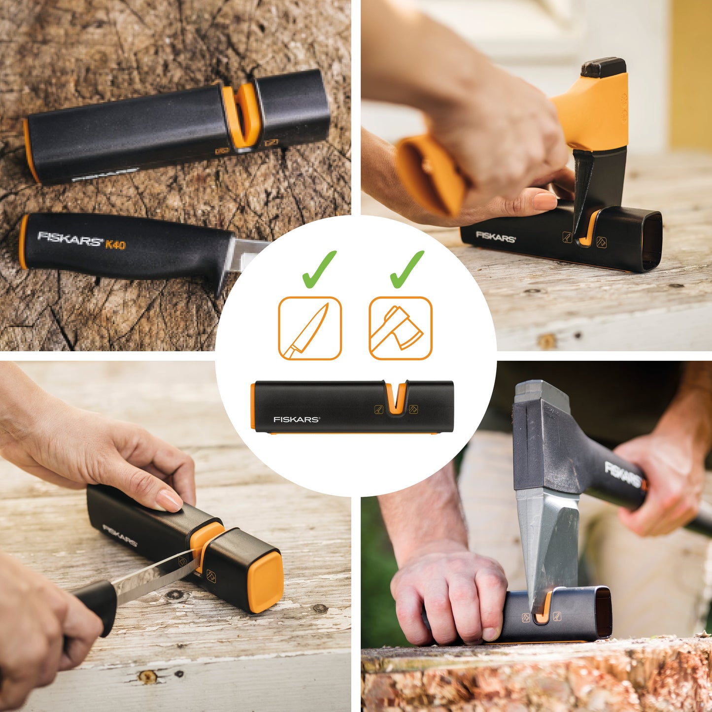 Fiskars Xsharp Axe And Knife Sharpener