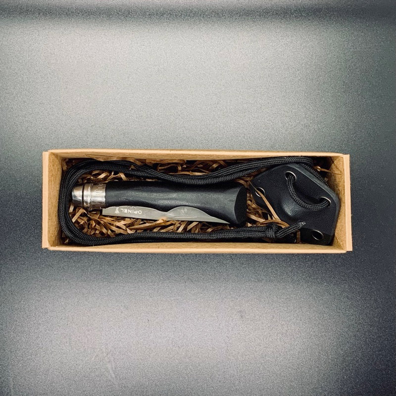 Opinel 8 Old Boy Modified V7 Blackout + Opinel N°08 Cap