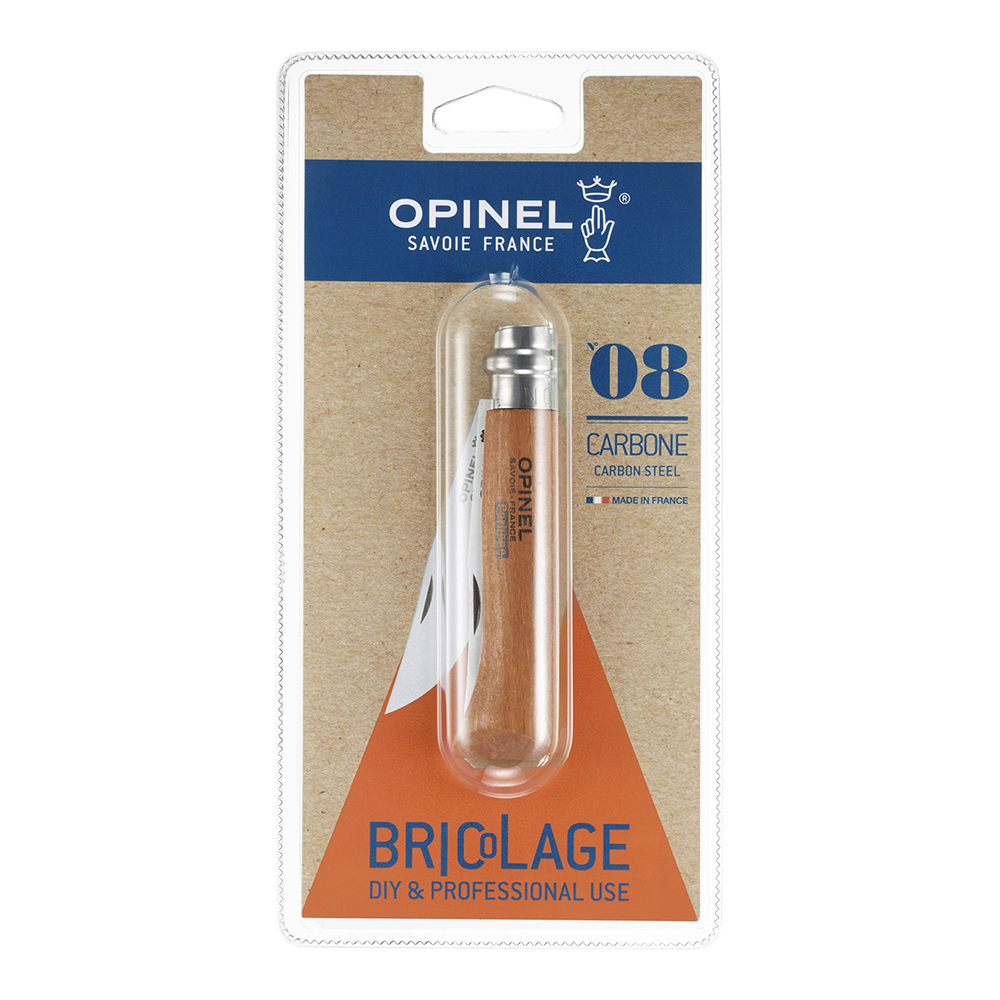 Opinel N°8 Carbon Blister Pack