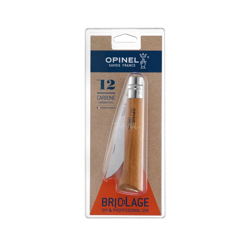 Opinel N°12 Carbon Blister Pack