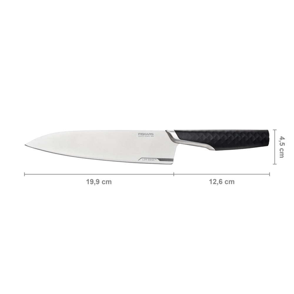 Fiskars Titanium Cook's Knife (20cm)