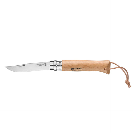 Opinel N°08 Stainless Steel Bushwhacker Natural