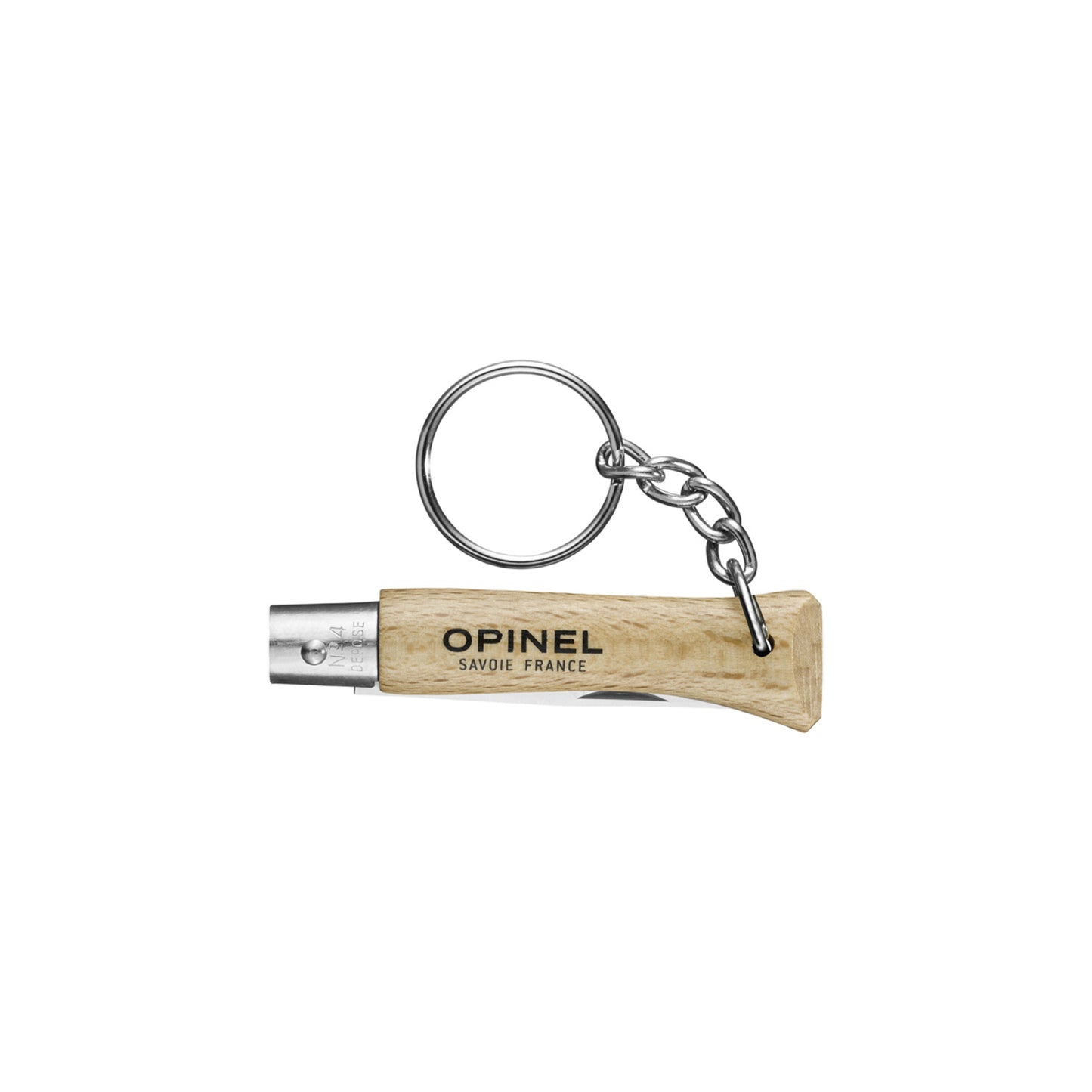 Opinel N°04 Stainless Steel Keychain