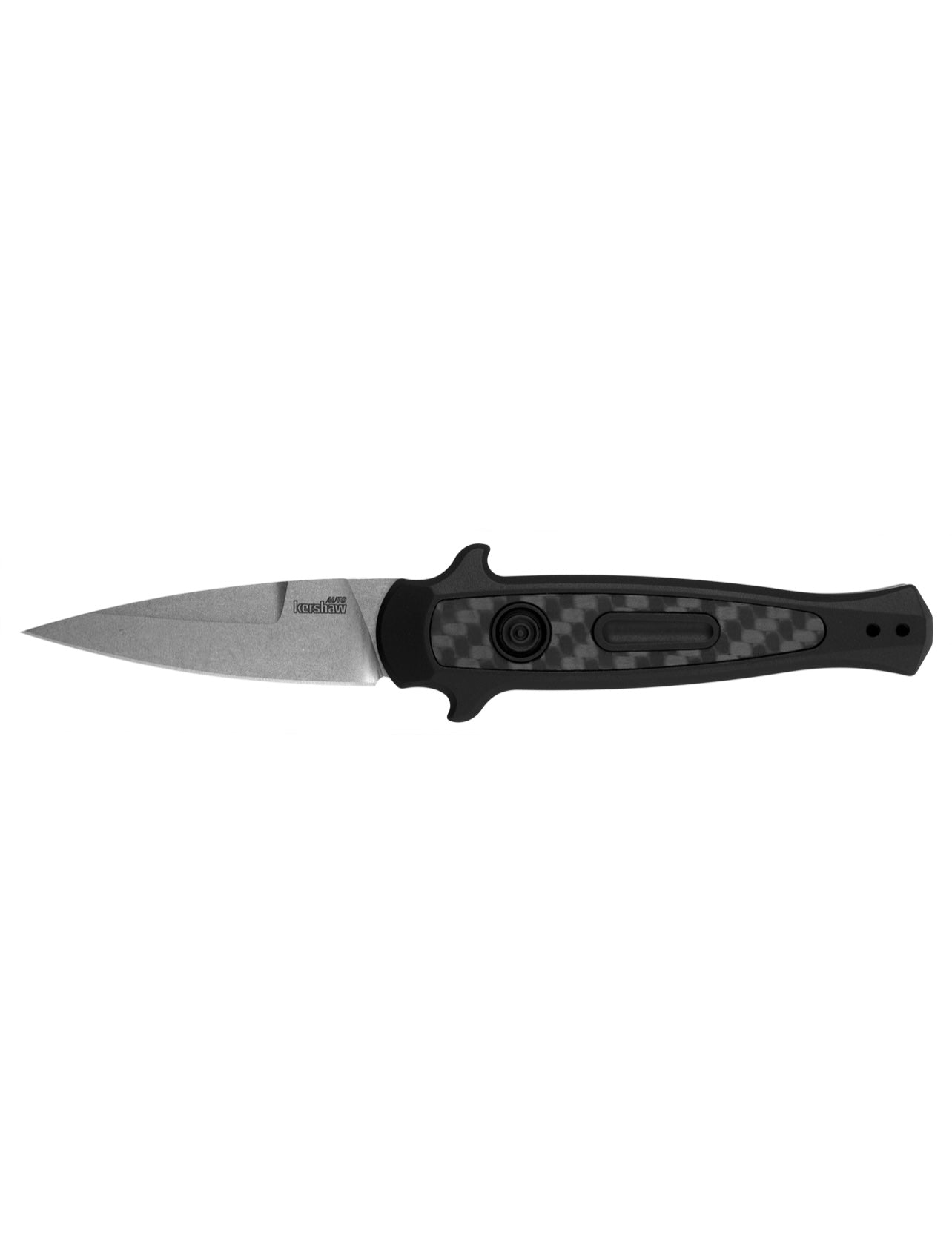 Kershaw AUTO LAUNCH 12 MINI STILETTO- ALUM BLK/SW
