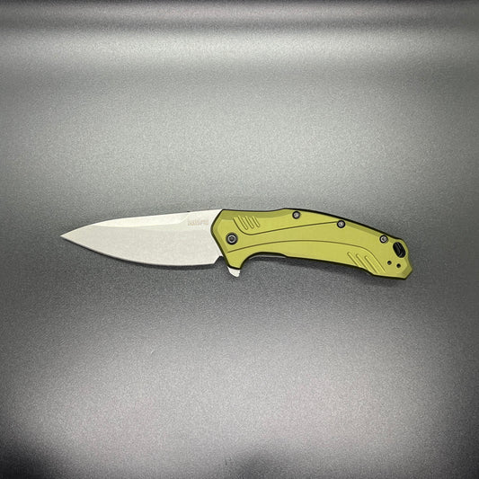 Kershaw LINK - OLIVE STONEWASHED
