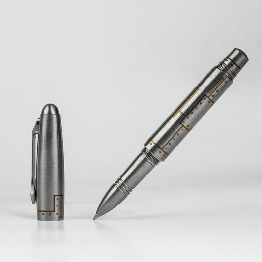 Streltsov.Art Pen Ace - Titanium/Gold