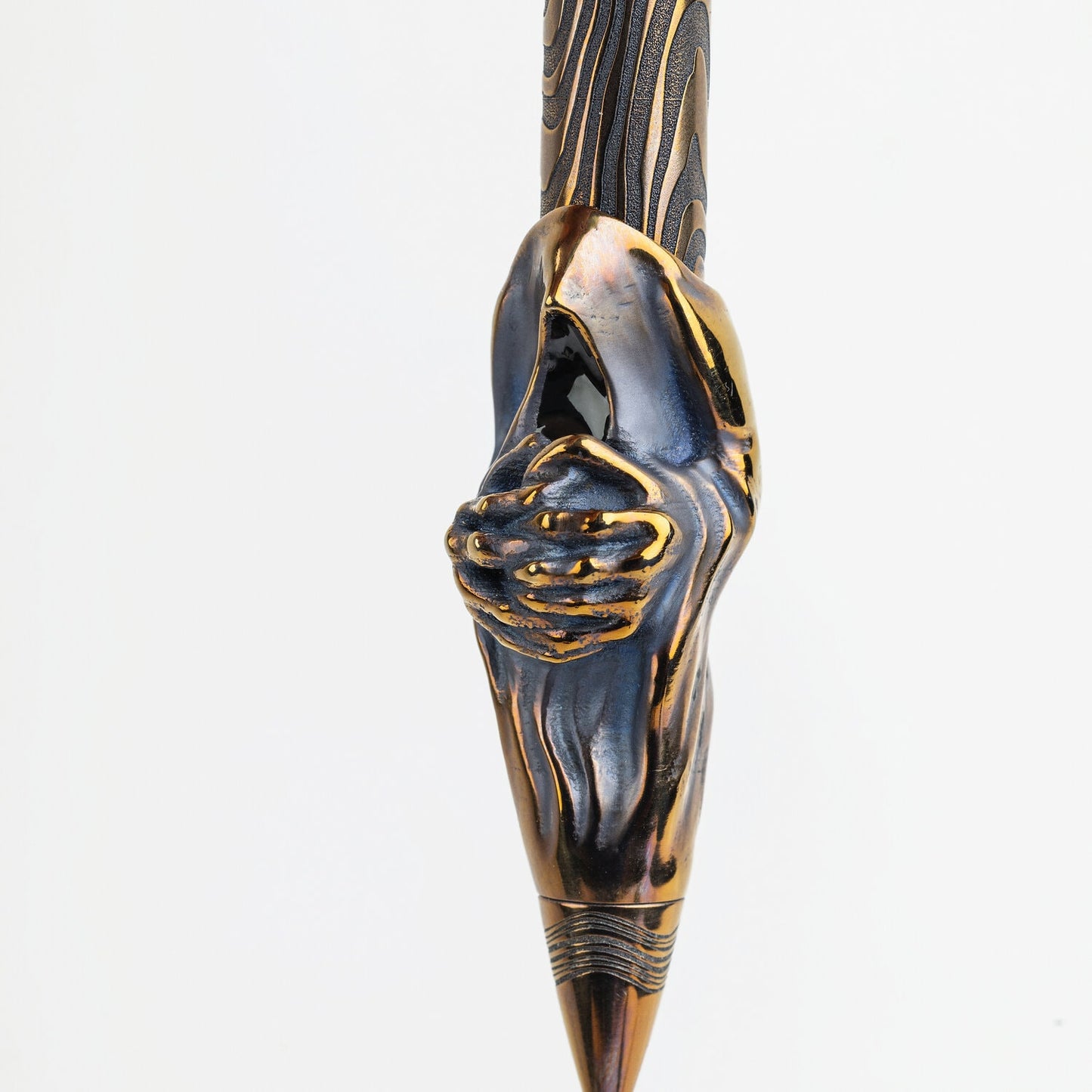 Streltsov.Art Pen Amelia Spooky - Titanium Damask Engraved