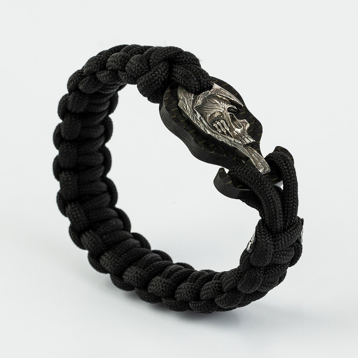 Streltsov.Art Bracelet Alien - Carbon/Titanium & Paracord