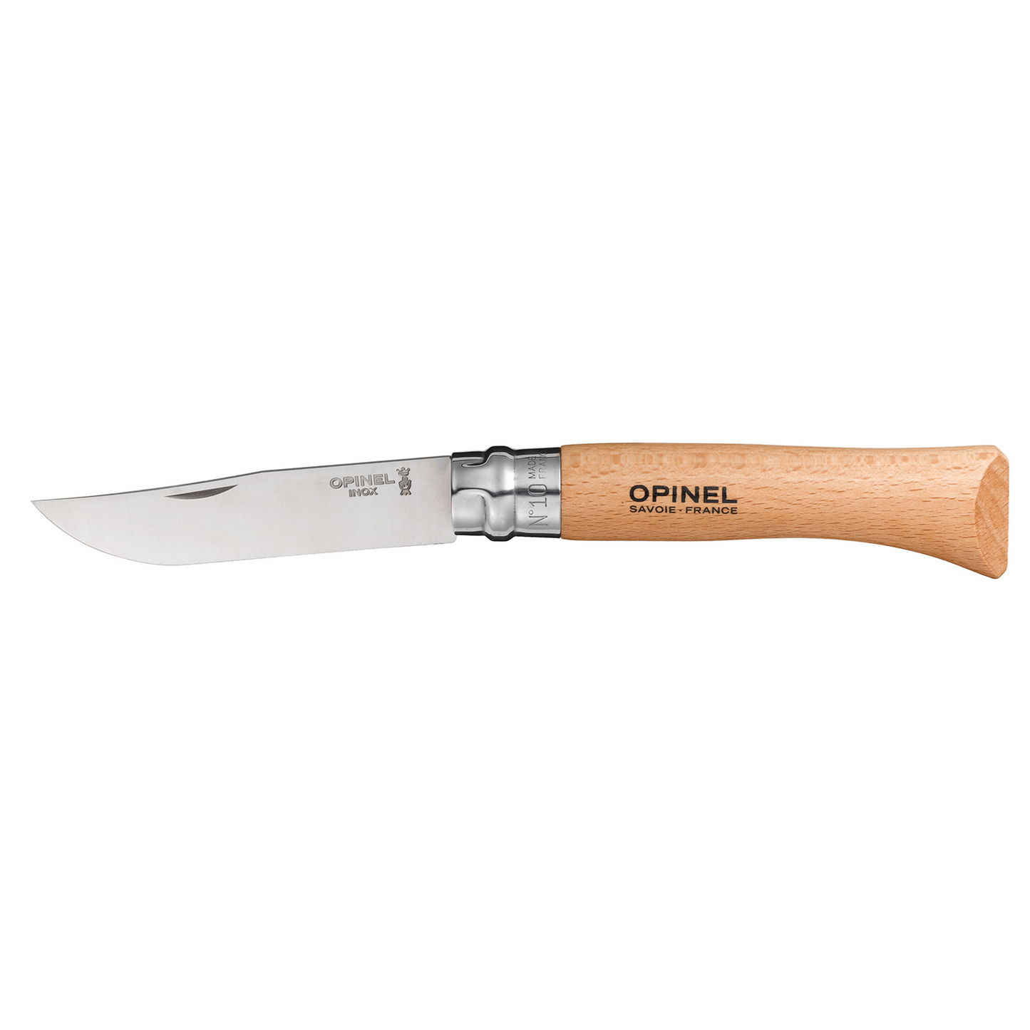 Opinel N°10 Stainless Steel Blister Pack