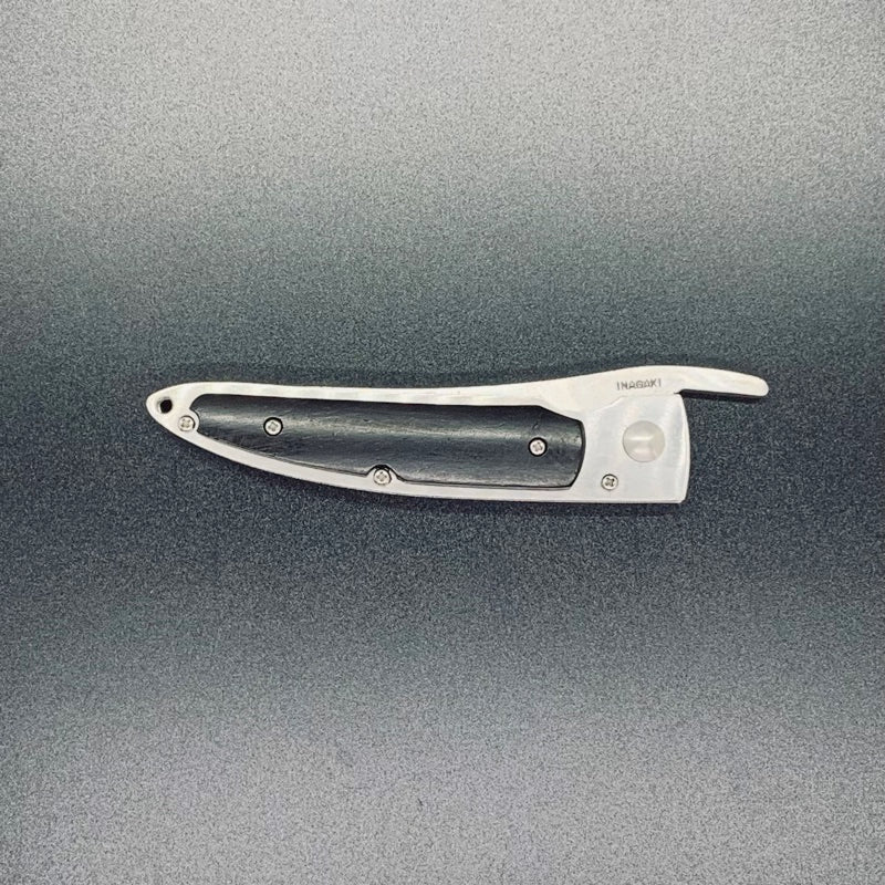 Inagaki Knife Damascus Steel / VG10 Ebony Wood Handle