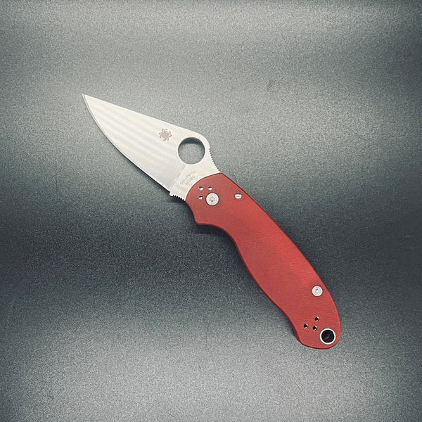 SPYDERCO PARA 3 RED M390 LIMITED EDITION
