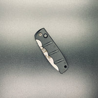 Boker Kalashnikov Skull Black Automatic Knife - D2 Dagger Stonewash Plain