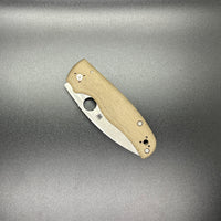 Spyderco Shaman Green Canvas Micarta