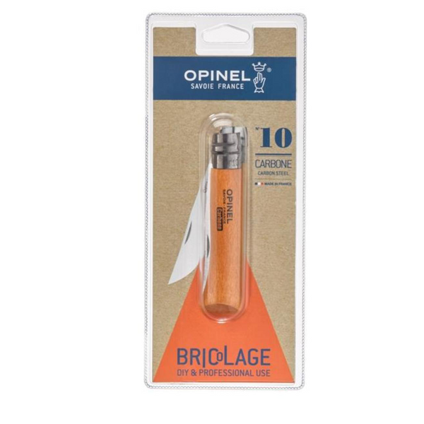 Opinel N°10 Carbon Blister Pack