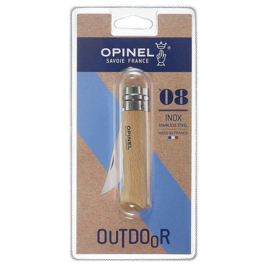 Opinel N°8 Stainless Steel Blister Pack