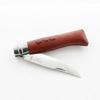 Opinel N°08 Stainless Steel Folding Knife - Padouk